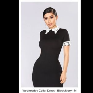 Wednesday Collar mini dress